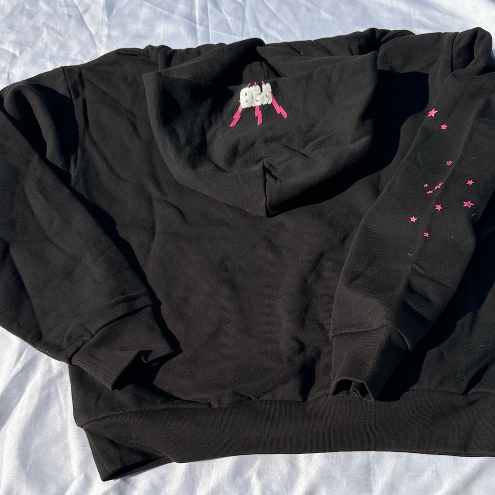 Sy5der Black Angel Number hoodie size medium NWT - Picture 3 of 5